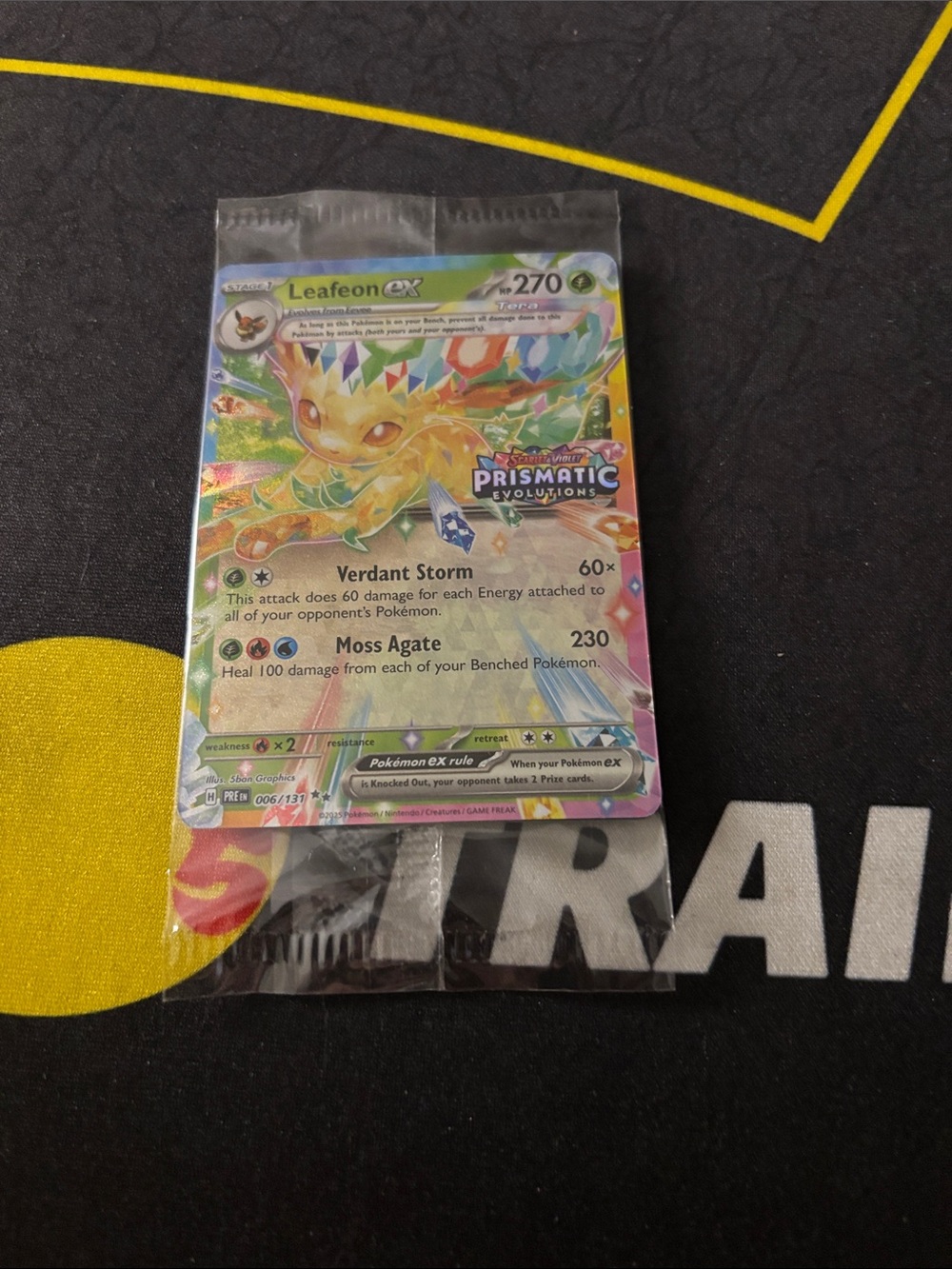 Sealed Leafeon EX Prismatic Evolutions Pokémon Card - Holographic